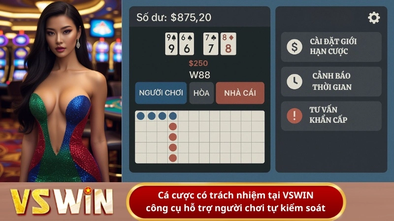Cá cược có trách nhiệm tại VSWIN – công cụ hỗ trợ người chơi tự kiểm soát