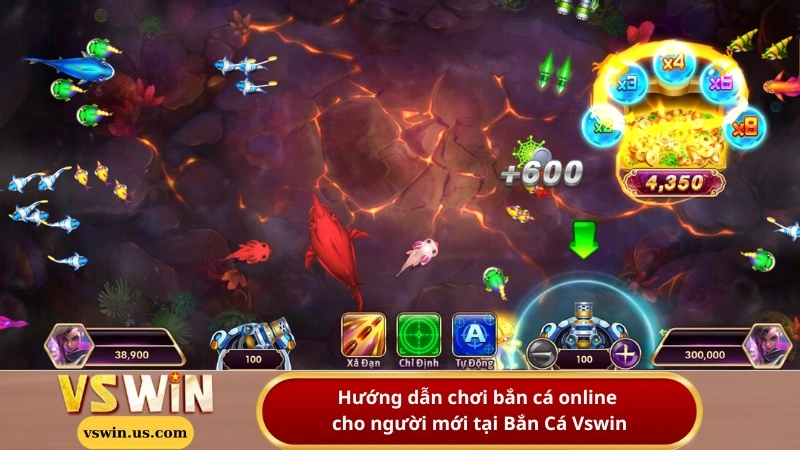 Hướng dẫn chơi bắn cá online cho người mới tại Bắn Cá Vswin