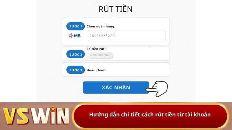 Hướng dẫn chi tiết cách rút tiền từ tài khoản