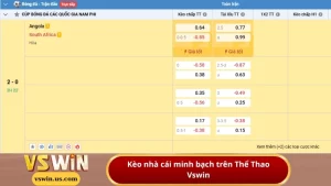 Kèo nhà cái minh bạch trên Thể Thao Vswin