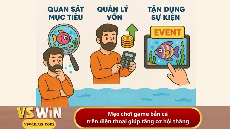 Mẹo chơi game bắn cá trên điện thoại giúp tăng cơ hội thắng