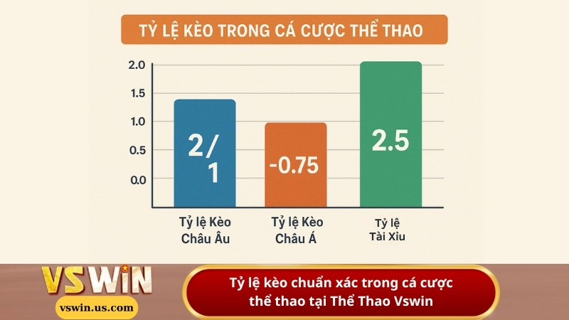 Tỷ lệ kèo chuẩn xác trong cá cược thể thao tại Thể Thao Vswin