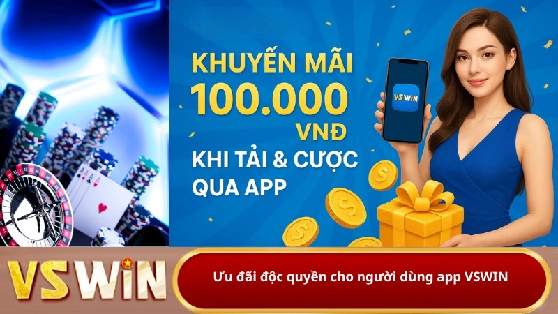 Ưu đãi độc quyền cho người dùng app VSWIN.